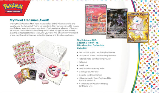 PokΓ©mon Trading Card Game Scarlet & Violet151 Ultra Premium Collection