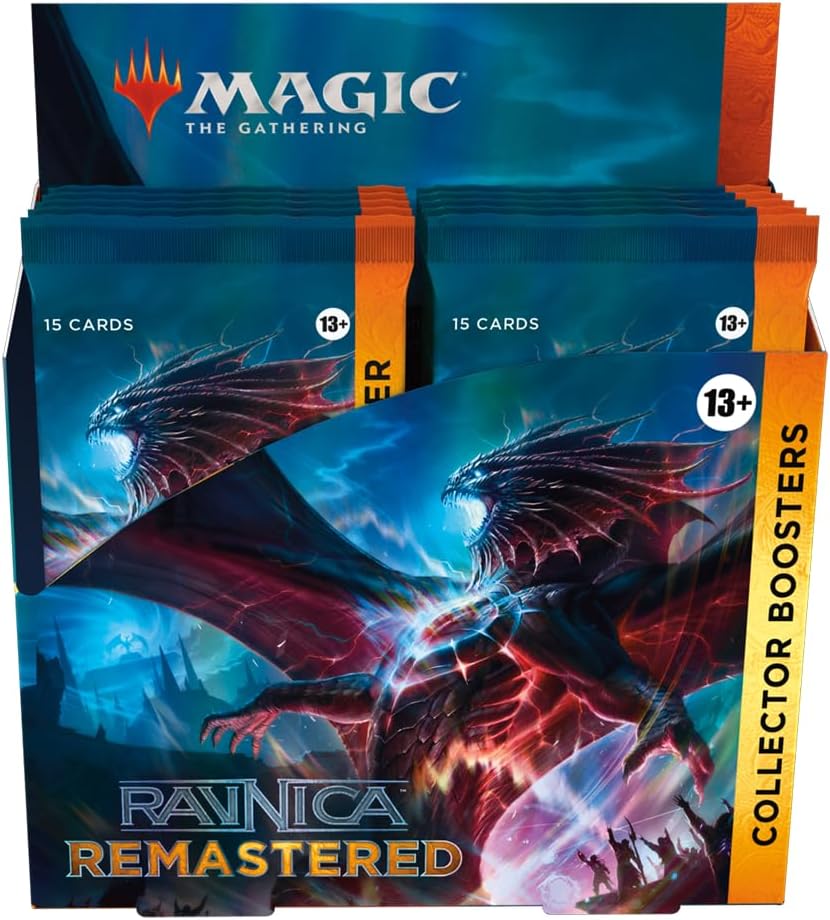 Magic: The Gathering Ravnica Remastered Collector Booster Box - 12 Packs (180 Magic Cards)