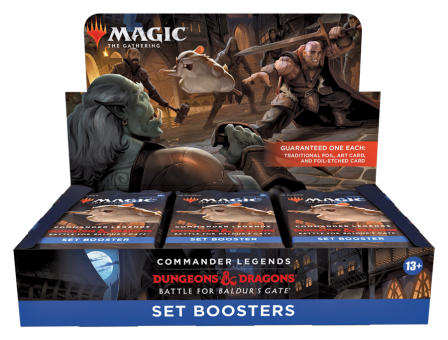 Commander Legends: Battle for Baldur's Gate - Set Booster Display (18 Set Boosters)